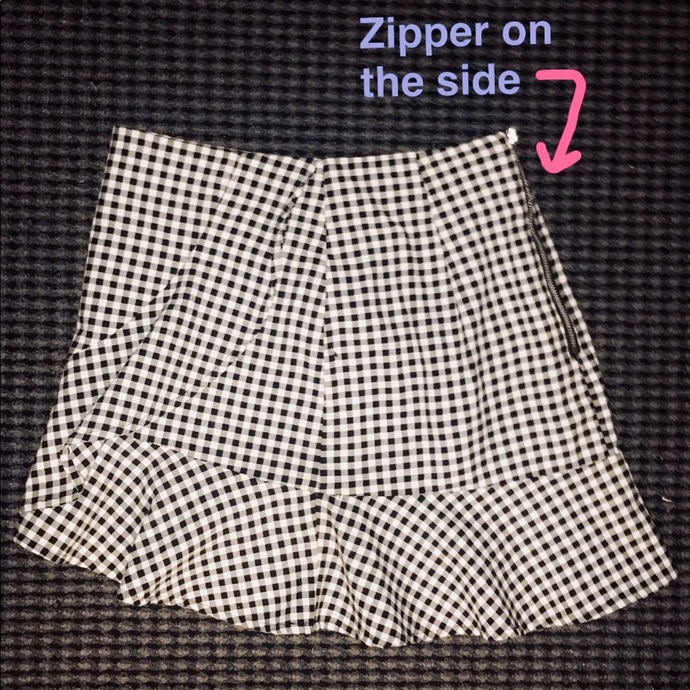 Checkered Skirt from H&M